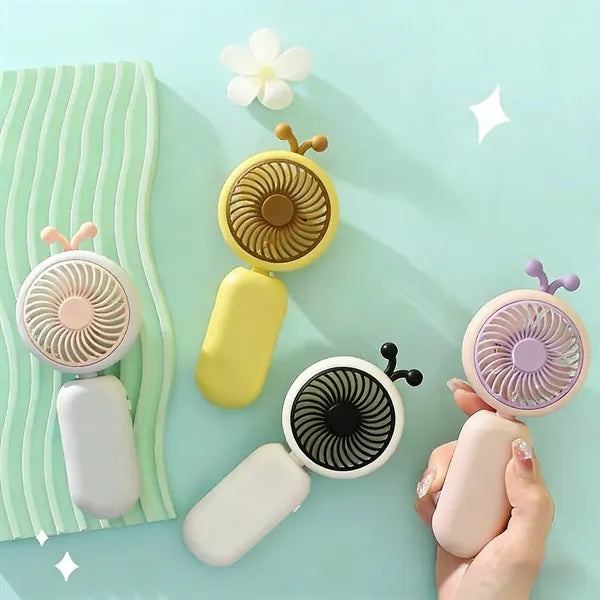 Bee Antenna USB Rechargeable Handheld Fan
