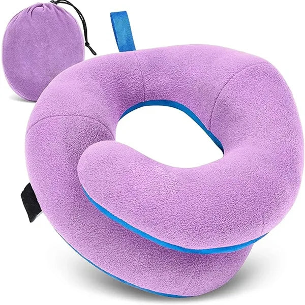 Long Distance Travel Dual Support Neck Pillow