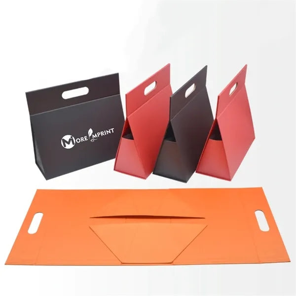 Portable Premium Folding Gift Box with Handle