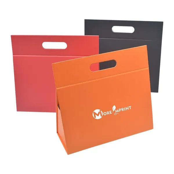 Portable Premium Folding Gift Box with Handle