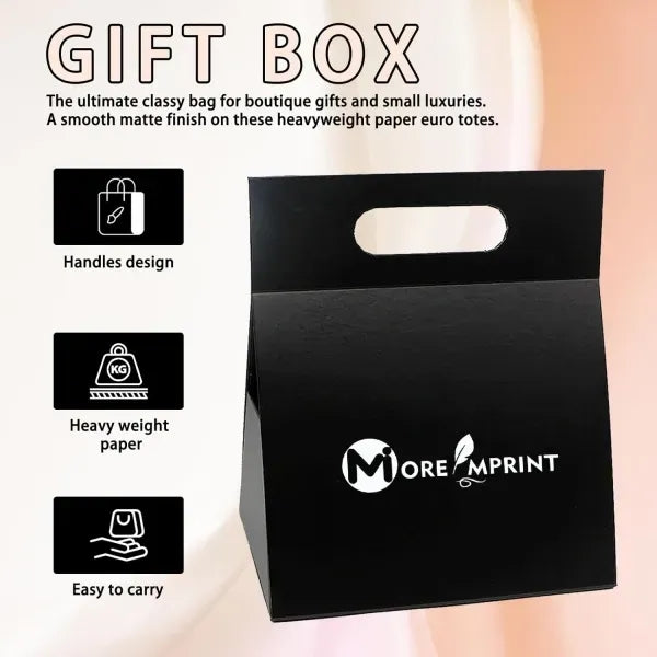 Portable Premium Folding Gift Box with Handle