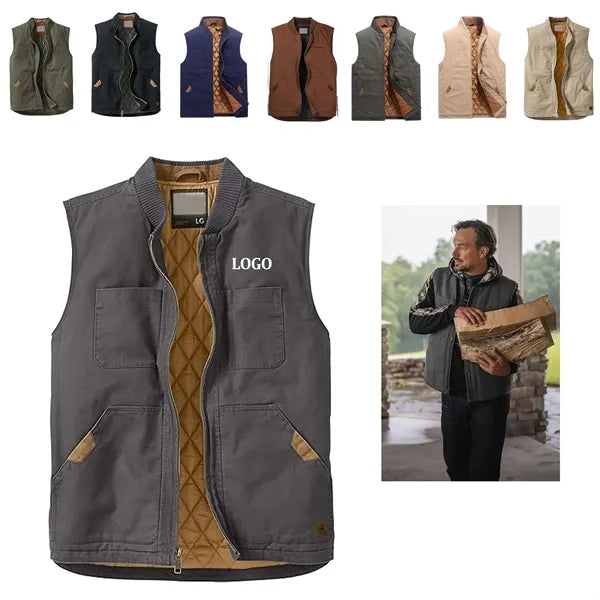 Casual Multi Pocket Vest Baseball Jacket