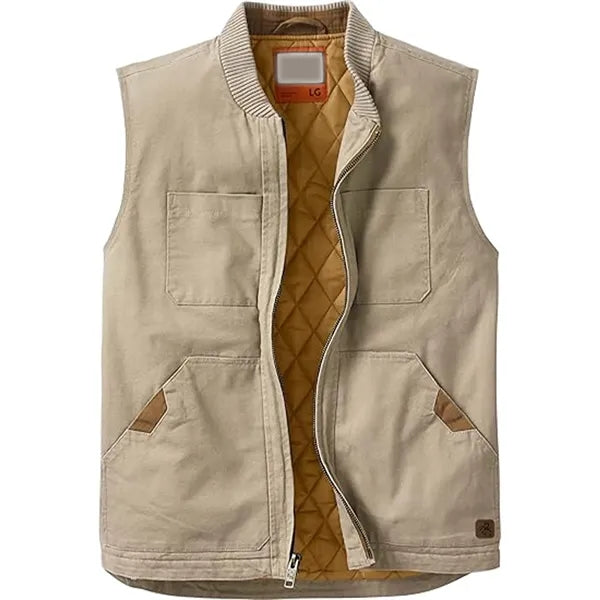 Casual Multi Pocket Vest Baseball Jacket