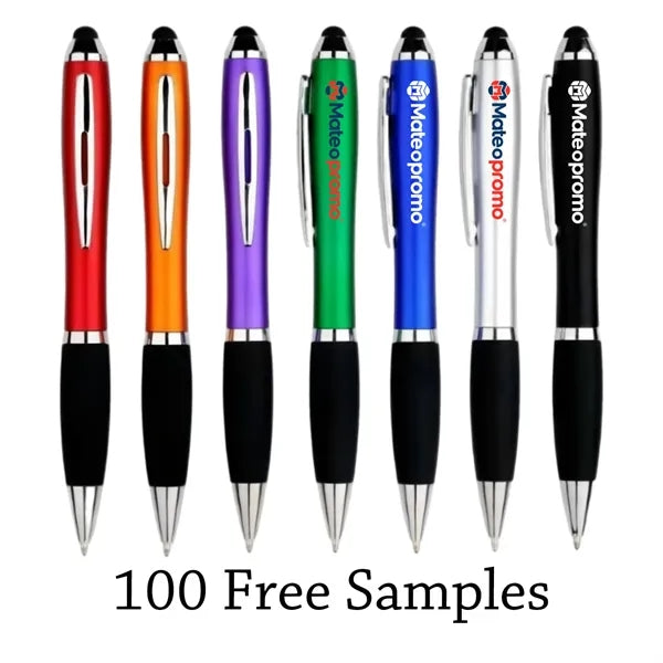 Colorful Stylus Curvy Ballpoint Pen