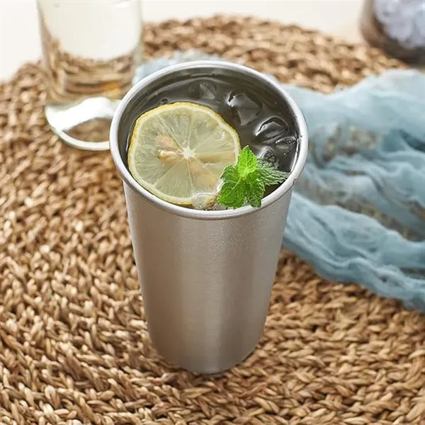 Stainless Steel Cups Metal Drinking Glasses