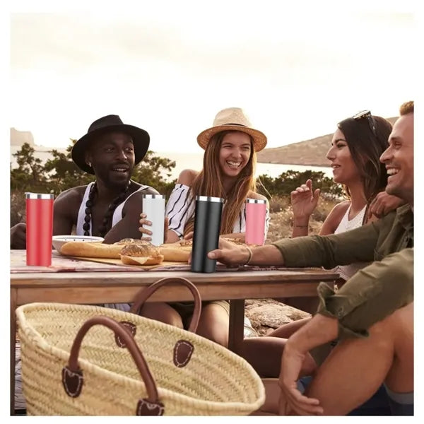 20oz Stainless Steel Insulated Slim Tumblers with Lids