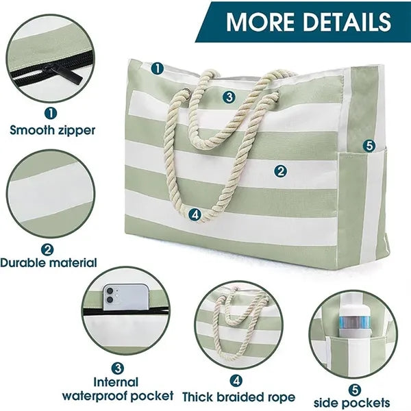 Waterproof Beach Tote Bag