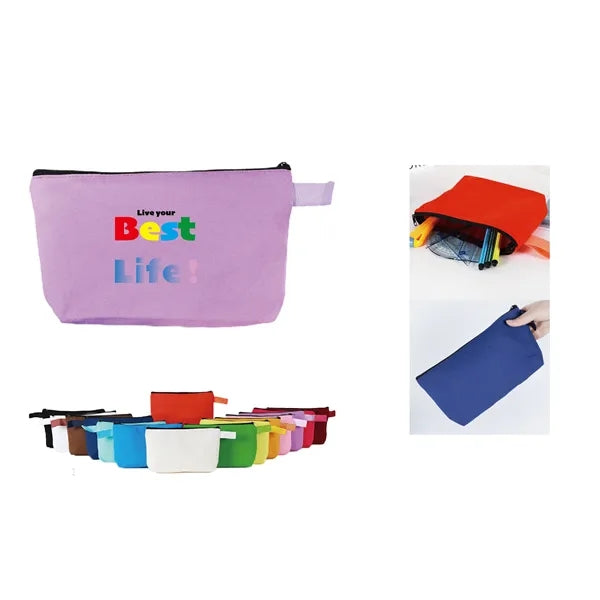 Multipurpose Canvas Stationery Pen Storage Bag