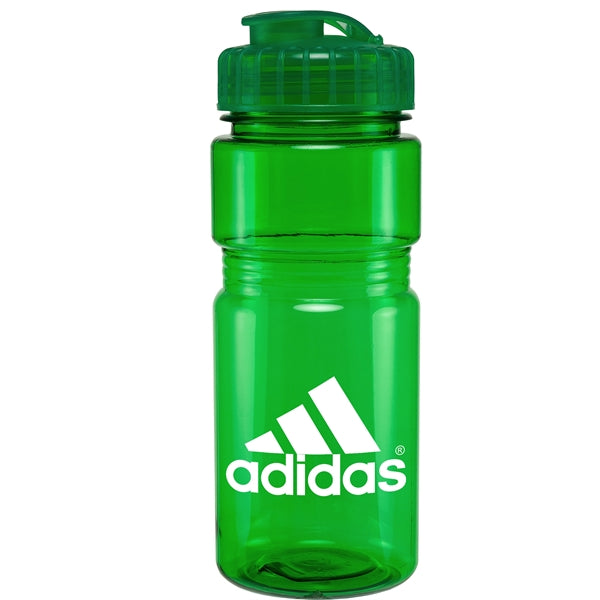 20 oz. Translucent Recreation Bottle with Flip Top Lid