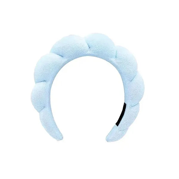 Soft Terry Cloth Puffy Headband Skincare Makeup Custom Logo