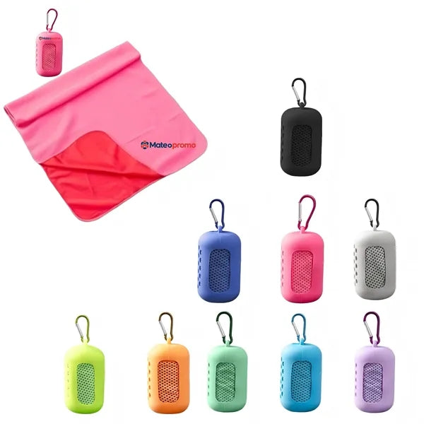 Cooling Sport Towel Ice Silk Instant Chill with Silico