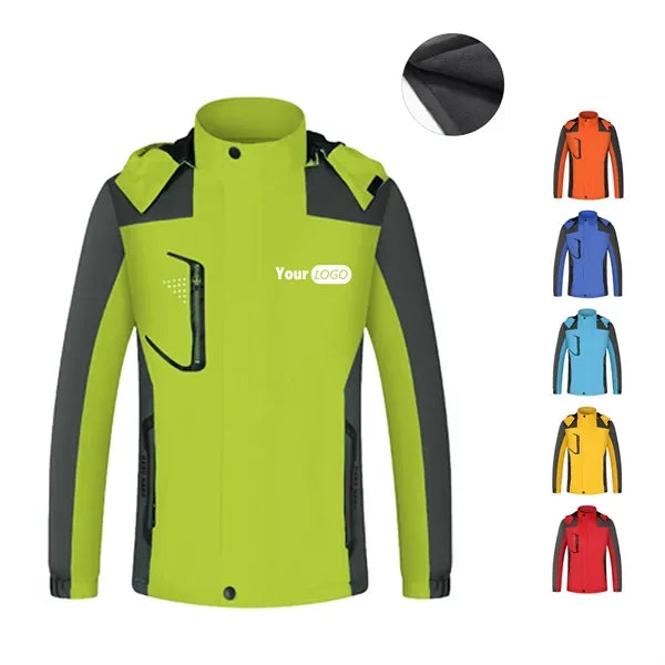 Fleece Lined Rain Jacket