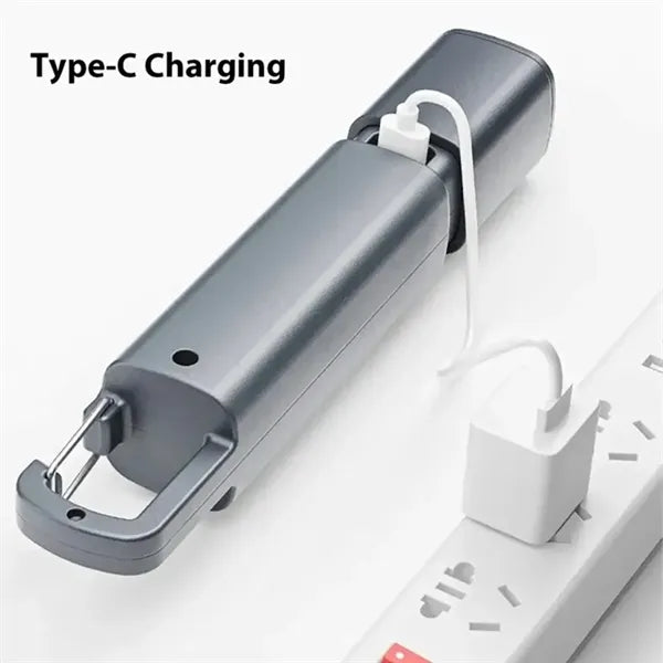 Rechargeable COB LED Flashlight With Carabiner