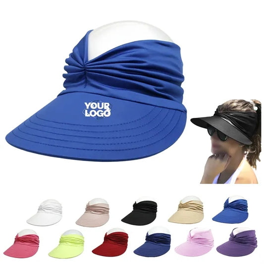Wide Brim Sun Visor Twist Headband