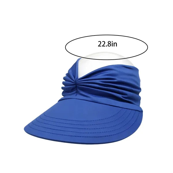 Wide Brim Sun Visor Twist Headband