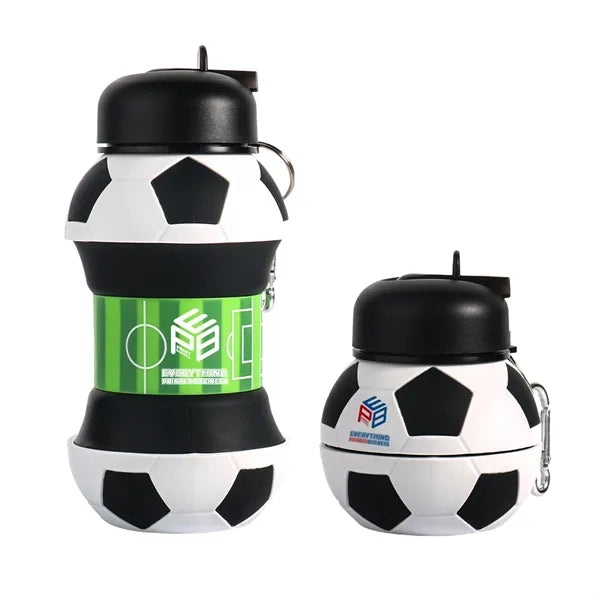 18.6oz Silicone Collapsible Travel Soccer Cup