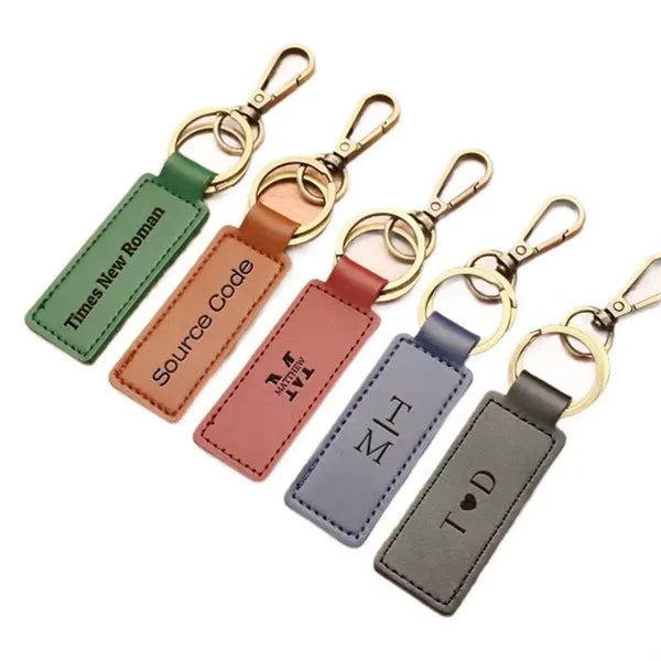Pu leather keychain