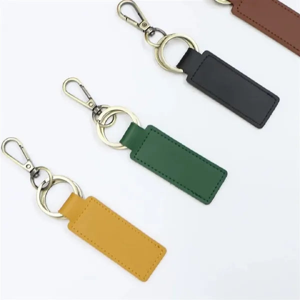 Pu leather keychain