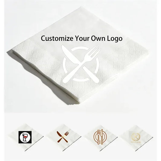 Logo Napkins 100% Virgin Pulp,0.9inx0.9in
