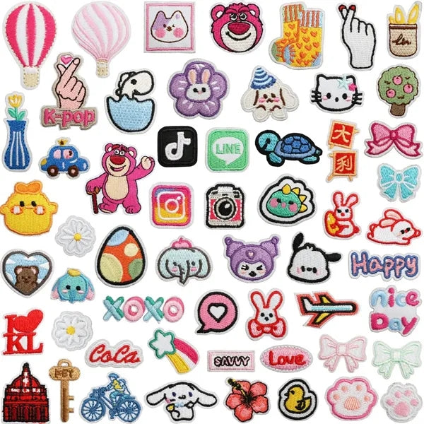 Mini Cute Embroidery Patch Iron On DIY Decor Applique