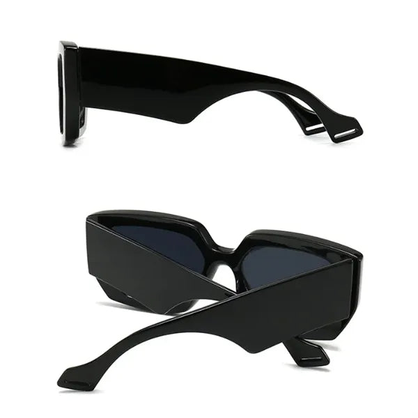 UV Protection Unisex Vintage Square Sunglasses