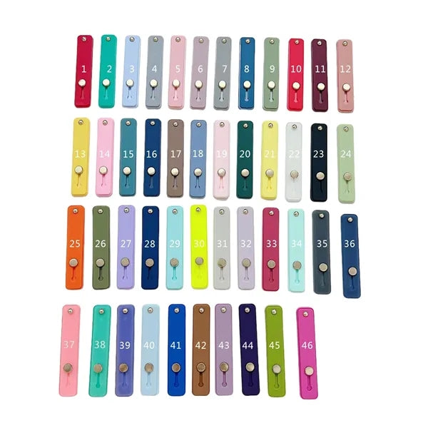 Foldable Push-Pull Phone Back Holder Finger Strap Stand TPU+
