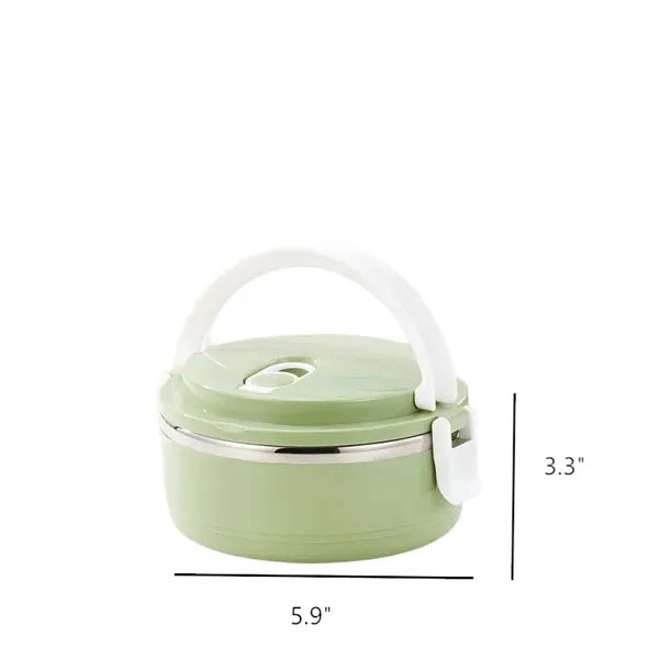 Insulated Lunch Box with Lid - Large Capacity Meal Container