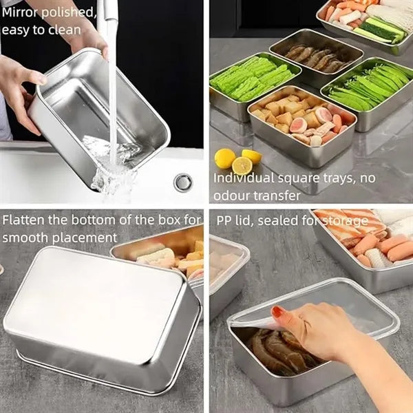 Stainless Steel Food Storage Containers