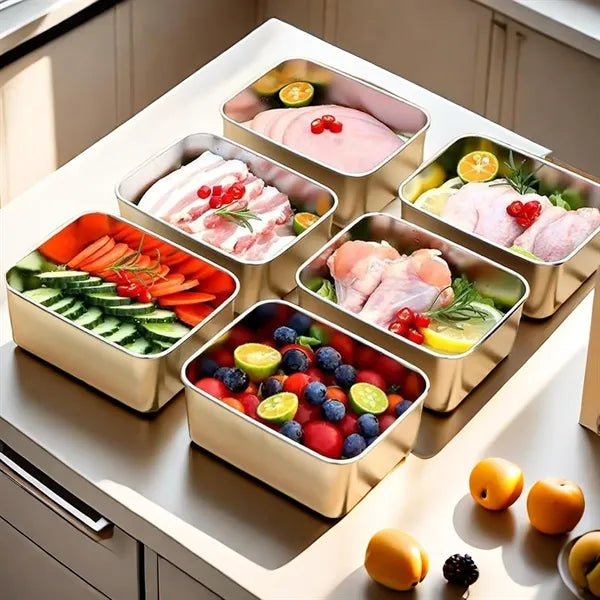 Stainless Steel Food Storage Containers
