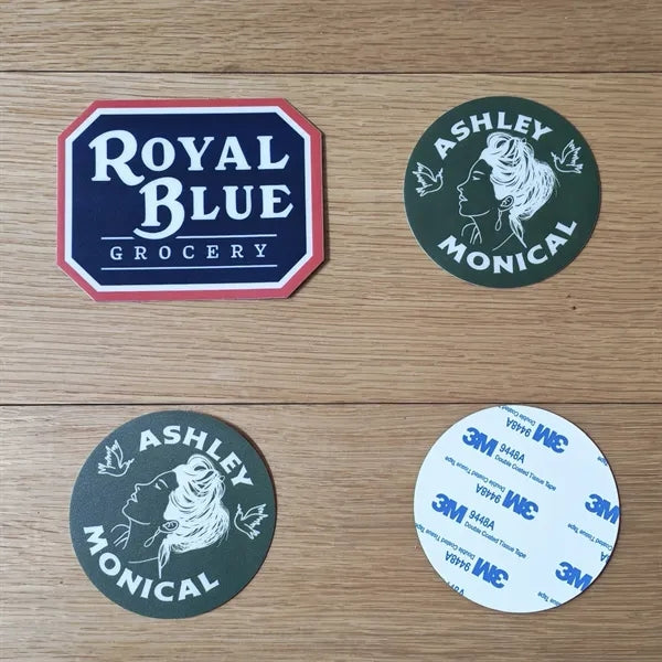 8 Mil Vinyl Matte Glossy Waterproof Sticker w/ 3M Backing