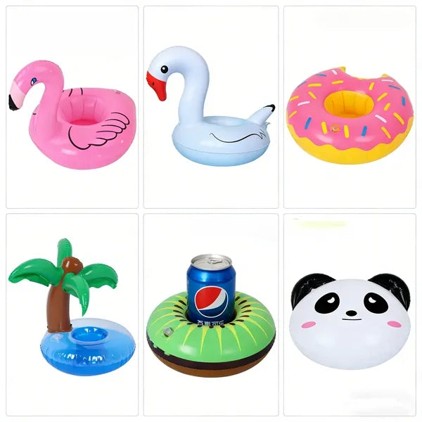 PVC Inflatable Single Hole Floating Drink Holder