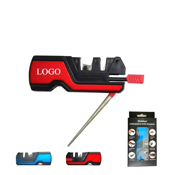 Multi-functional Portable Pocket Knife Sharpener for Camping