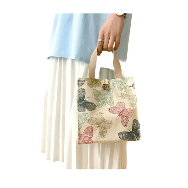 Japanese Style Fashion Canvas Tote Bag, Crossbody & Handbag