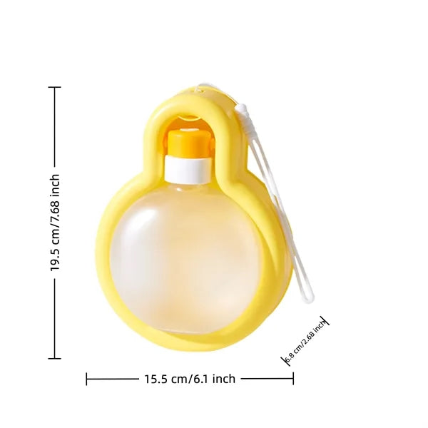 17oz Dog Water Bottle Foldable Bowl Portable Dispenser