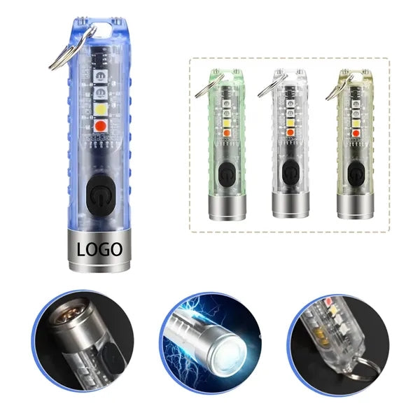 Mini LED Keychain Flashlight Portable Camping Torch