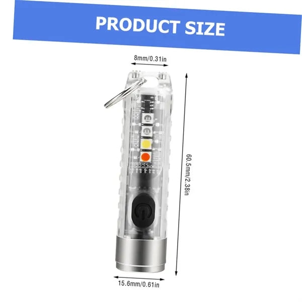 Mini LED Keychain Flashlight Portable Camping Torch