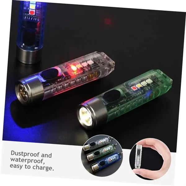 Mini LED Keychain Flashlight Portable Camping Torch