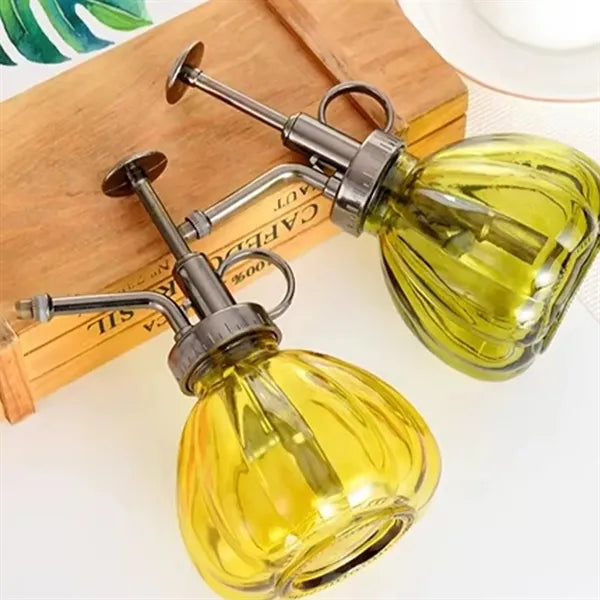 Antique Style Spray Bottle Sturdy Glass Plastic