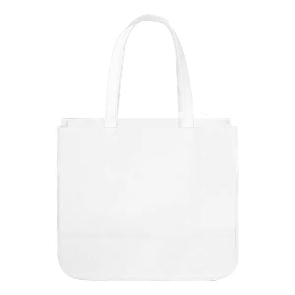 Extra Large Full Color Laminated Curved Bottom Tote Bag