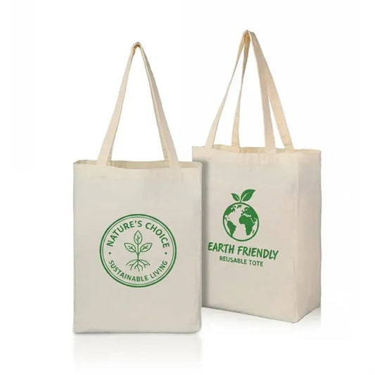 8Oz Cotton Canvas Grocery Tote Bag