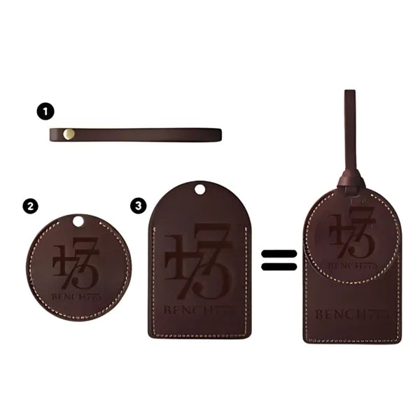 Leather Bottle Neck Tag