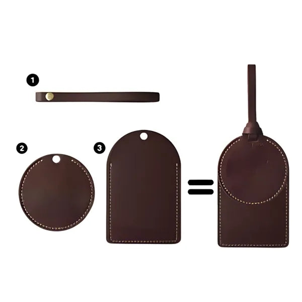 Leather Bottle Neck Tag