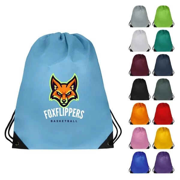 Drawstring Bag with Reinforced Corners