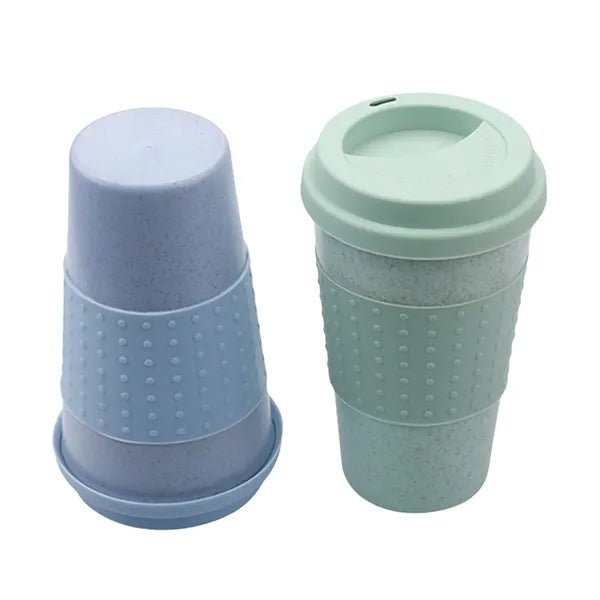 Tumbler 12oz Wheat straw BPA Free Travel Mug