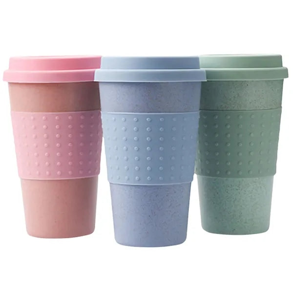 Tumbler 12oz Wheat straw BPA Free Travel Mug