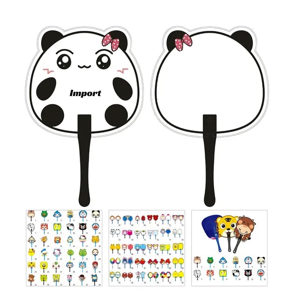 Plastic Handheld Cartoon Shape Fan