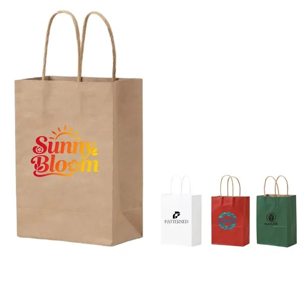 Eco-Friendly Kraft Paper Bags for Gifts and Food Delivery