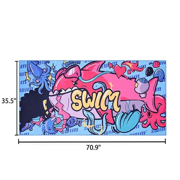 Super Fiber Quick Dry Beach Towel Soft Absorbent Large Size