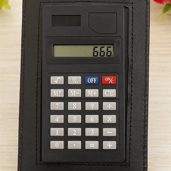 Pocket Notepad with Calculator