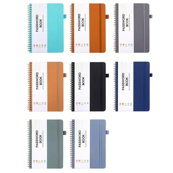 Pu Spiral Password Address Book